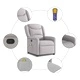 Масажен стол за лежанка Cloud Grey Fabric
