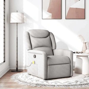 Масажен стол за лежанка Cloud Grey Fabric