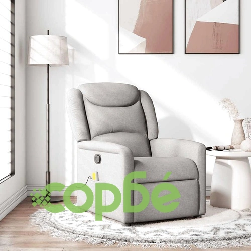 Масажен стол за лежанка Cloud Grey Fabric ➤ топ цена ➤ sorbe.bg