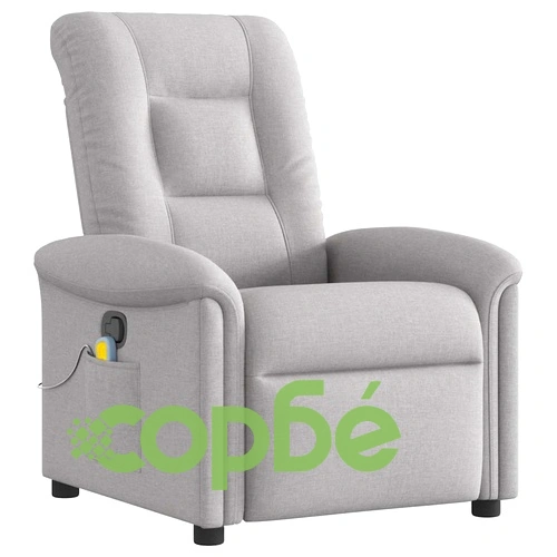 Масажен стол за лежанка Cloud Grey Fabric ➤ топ цена ➤ sorbe.bg