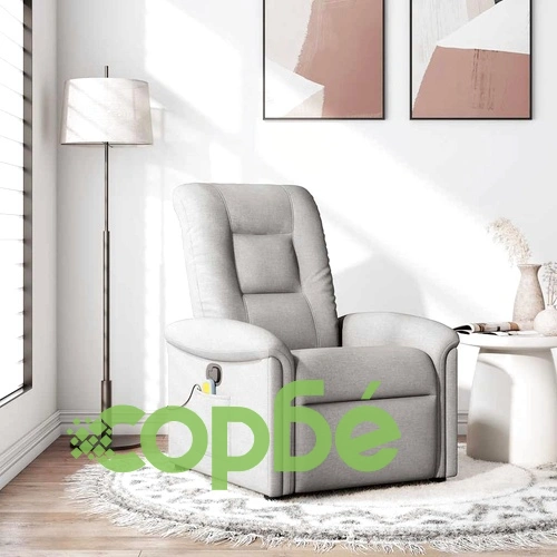Масажен стол за лежанка Cloud Grey Fabric ➤ топ цена ➤ sorbe.bg