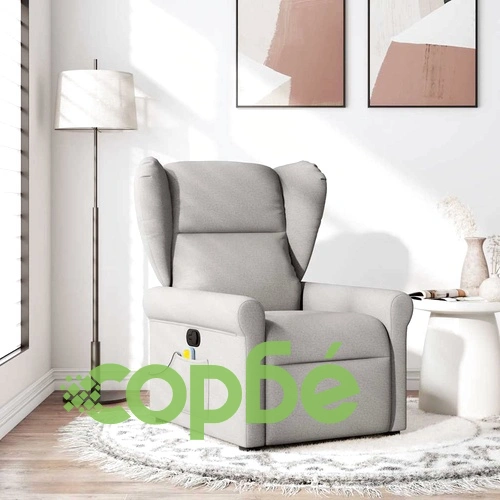 Масажен стол за лежанка Cloud Grey Fabric ➤ топ цена ➤ sorbe.bg