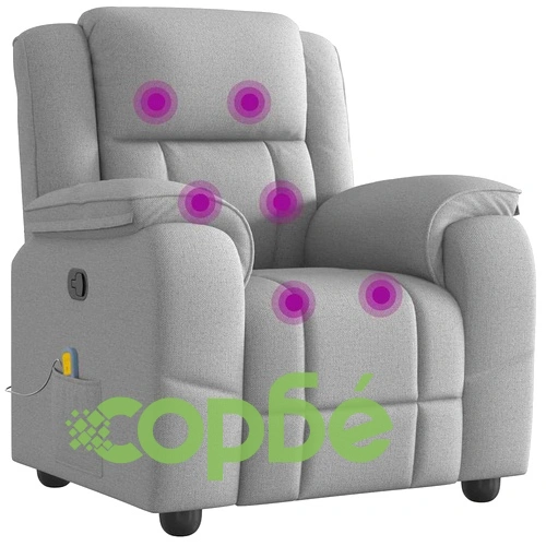 Масажен стол за лежанка Cloud Grey Fabric ➤ топ цена ➤ sorbe.bg