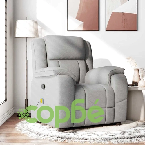 Масажен стол за лежанка Cloud Grey Fabric ➤ топ цена ➤ sorbe.bg