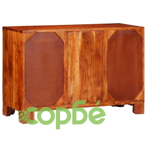 Бюфет Multicolour 90x35x60 Масивна дървесина Акация ➤ топ цена ➤ sorbe.bg