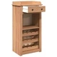 Шкаф за вино Panama 57x40x111,5 см борово дърво масив