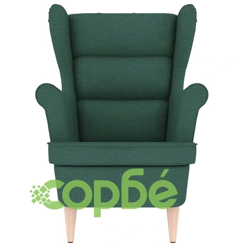 Фотьойл Тъмнозелен 74x84x100 cm Fabric ➤ топ цена ➤ sorbe.bg