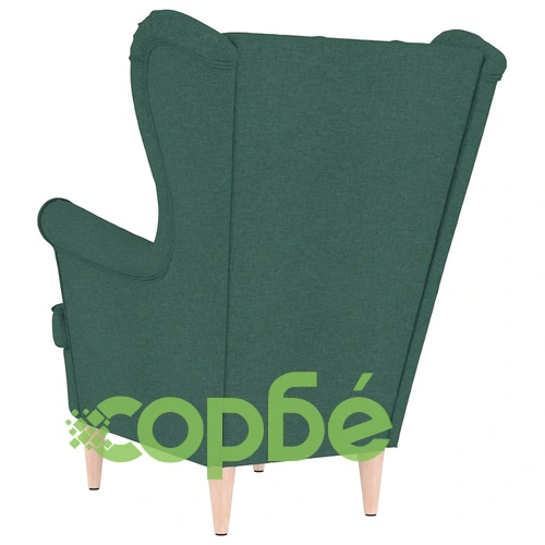 Фотьойл Тъмнозелен 74x84x100 cm Fabric ➤ топ цена ➤ sorbe.bg