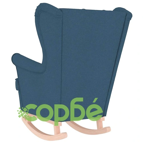 Люлеещ се стол Blue 74x90x102 cm Fabric ➤ топ цена ➤ sorbe.bg