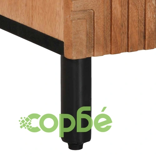 Шкаф кафяв 60x33x75 cm Масивна дървесина Манго ➤ топ цена ➤ sorbe.bg