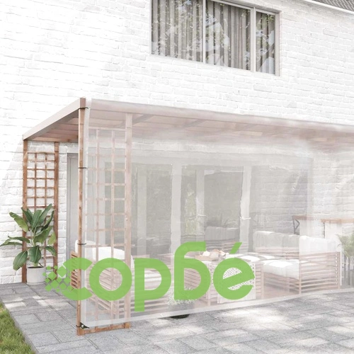 Прозрачен брезент с капси 6x12 m Полиетилен ➤ топ цена ➤ sorbe.bg