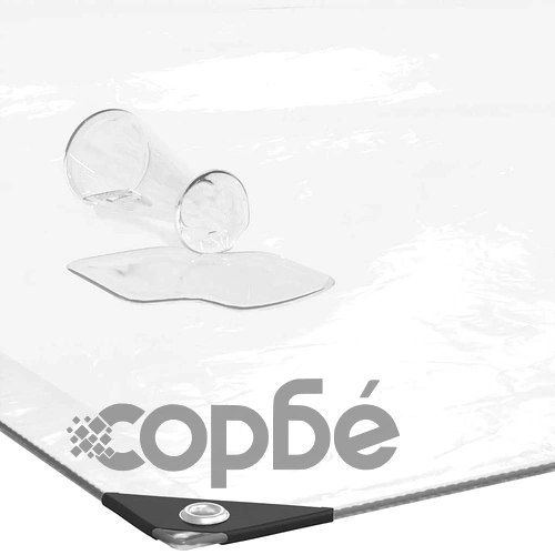 Прозрачен брезент с капси 6x12 m Полиетилен ➤ топ цена ➤ sorbe.bg