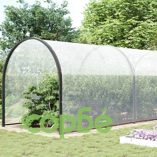 Прозрачен брезент с капси 8x12 m Полиетилен ➤ топ цена ➤ sorbe.bg