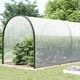 Прозрачен брезент с капси 12x12 m Полиетилен