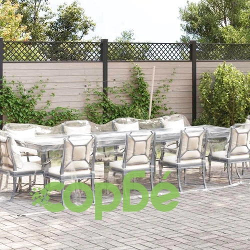 Прозрачен брезент с капси 3x8 m PVC ➤ топ цена ➤ sorbe.bg