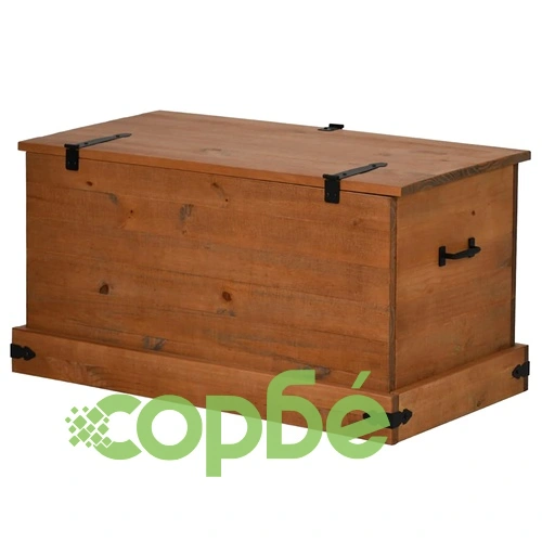 Скрин за съхранение HALDEN 91x48x47 cm масивна дървесина бор ➤ топ цена ➤ sorbe.bg