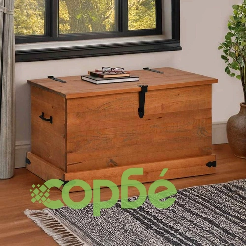 Скрин за съхранение HALDEN 91x48x47 cm масивна дървесина бор ➤ топ цена ➤ sorbe.bg