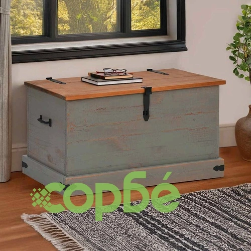 Скрин за съхранение HALDEN сива 91x48x47 cm бор ➤ топ цена ➤ sorbe.bg