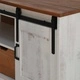 ТВ шкаф HALDEN с плъзгаща се врата Бял 110x40x60 cm