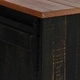 ТВ шкаф HALDEN 2 плъзгащи се врати черен 150x40x60 cm