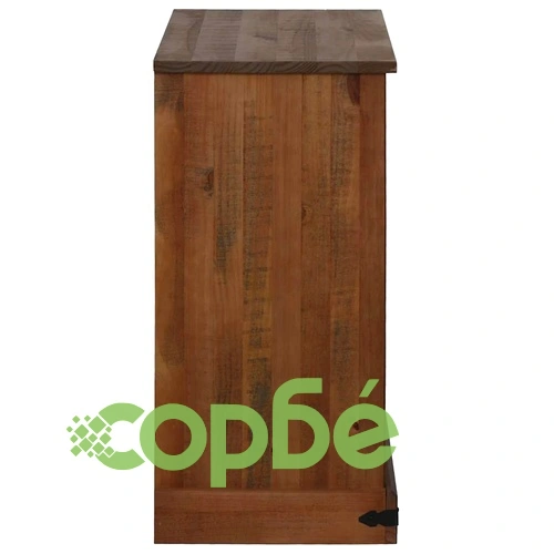 Шкаф HALDEN с плъзгаща се врата 80x40x80 cm Масивна дървесина ➤ топ цена ➤ sorbe.bg