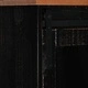 Шкаф HALDEN 2 плъзгащи се врати черен 112x40x80 cm