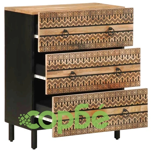 Бюфет 60x33,5x75 см грубо мангово дърво масив ➤ топ цена ➤ sorbe.bg