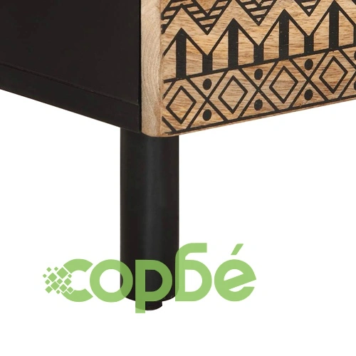 Бюфет 60x33,5x75 см грубо мангово дърво масив ➤ топ цена ➤ sorbe.bg