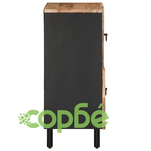 Бюфет 80x33,5x75 см грубо мангово дърво масив ➤ топ цена ➤ sorbe.bg