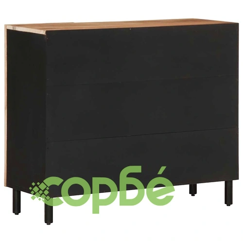 Бюфет 90x33,5x75 см грубо мангово дърво масив ➤ топ цена ➤ sorbe.bg