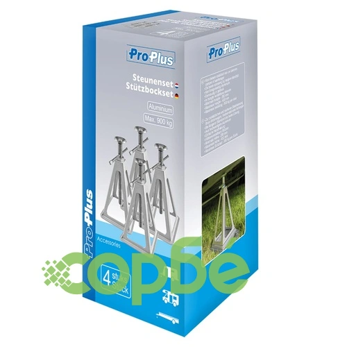 ProPlus Фиксиращи стойки за каравана, алуминий, 4 бр, 360803 ➤ топ цена ➤ sorbe.bg
