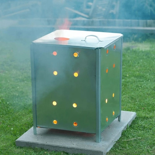 Nature Градински инсинератор поцинкована стомана 46x46x65 см квадратен на топ цена от sorbe.bg Nature Градински инсинератор поцинкована стомана 46x46x65 см квадратен ➤ топ цена ➤ sorbe.bg