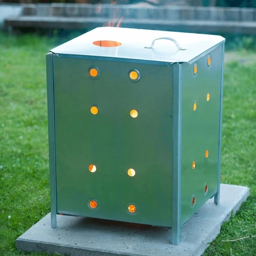 Nature Градински инсинератор поцинкована стомана 46x46x65 см квадратен на топ цена от sorbe.bg Nature Градински инсинератор поцинкована стомана 46x46x65 см квадратен ➤ топ цена ➤ sorbe.bg