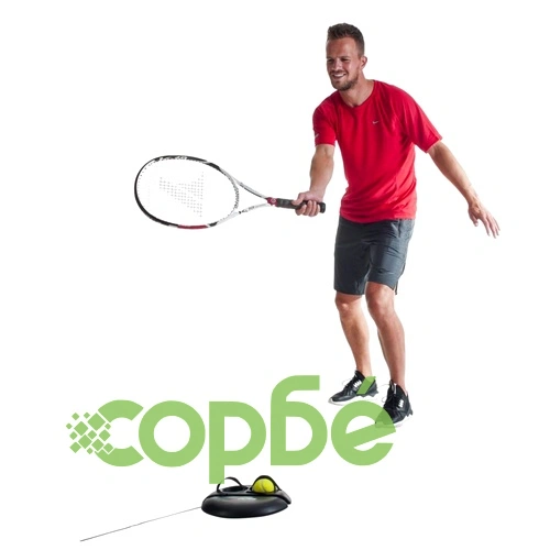 Pure2Improve Тренировъчен уред по тенис, черен, P2I100180 ➤ топ цена ➤ sorbe.bg