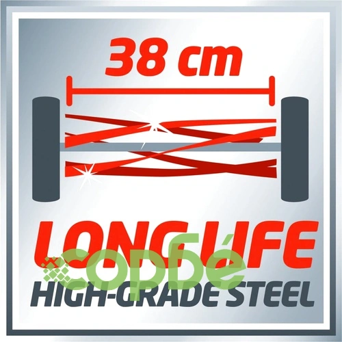 Einhell Ръчна косачка за трева GE-HM 38 S червена 3414165 ➤ топ цена ➤ sorbe.bg