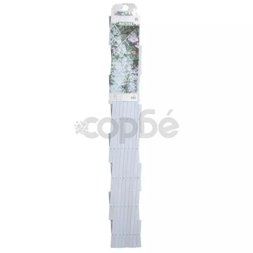 Nature Градинска пергола, 100x200 см, PVC, бяла, 6040703 ➤ топ цена ➤ sorbe.bg