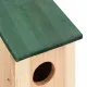 Къщи за птици, 4 бр, дърво, 12x12x22 см 