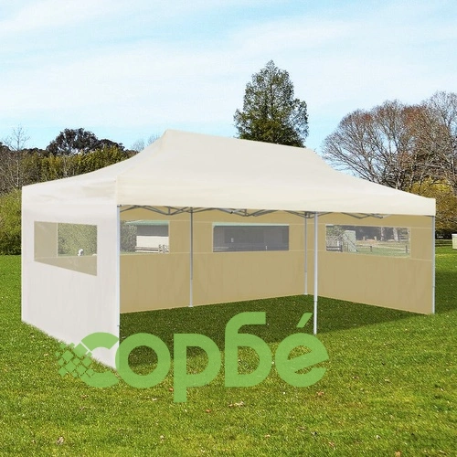 Pop-up шатра парти палатка, сгъваема, кремава ➤ топ цена ➤ sorbe.bg