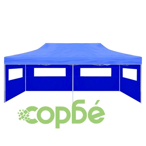 Pop-up шатра парти палатка, сгъваема, синя ➤ топ цена ➤ sorbe.bg