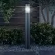 Градинска наземна лампа на стълб, неръждаема стомана