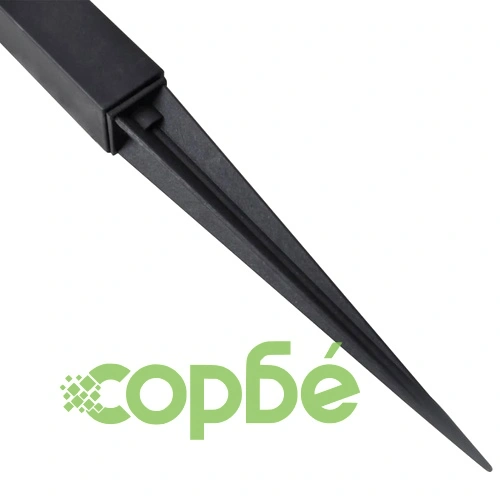 Комплект соларни градински LED лампи с клин, 8.6 х 8.6 х 38 см – 12 бр ➤ топ цена ➤ sorbe.bg