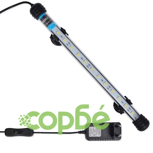 LED аквариумна лампа 28 см бяла ➤ топ цена ➤ sorbe.bg
