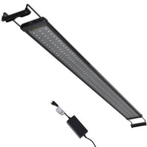 LED регулируема синьобяла лампа за поставяне на аквариум, 119-142см