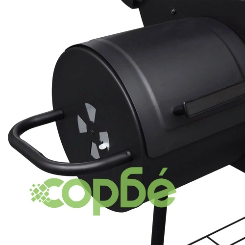 Стоманено опушващо барбекю на дървени въглища  ➤ топ цена ➤ sorbe.bg