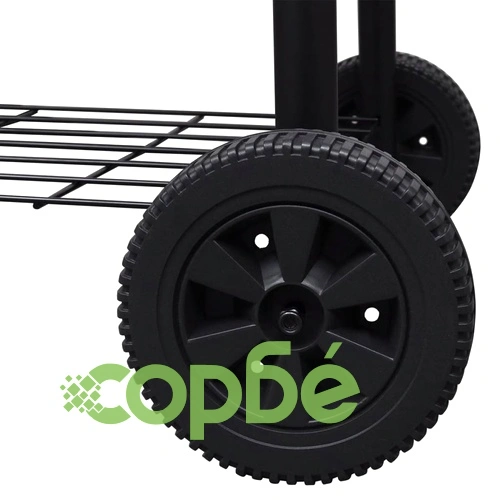 Стоманено опушващо барбекю на дървени въглища  ➤ топ цена ➤ sorbe.bg