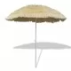 Плажен чадър с наклон в хавайски стил