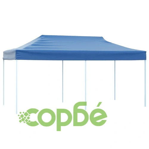 Сгъваема pop-up парти шатра, синя, 3x6 м ➤ топ цена ➤ sorbe.bg