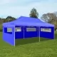 Сгъваема pop-up парти шатра, синя, 3x6 м