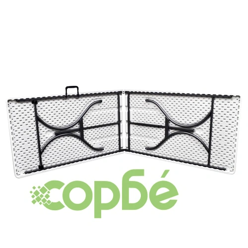 Сгъваема градинска маса, бяла, 244x76x72 см, HDPE на топ цена от sorbe.bg Сгъваема градинска маса, бяла, 244x76x72 см, HDPE ➤ топ цена ➤ sorbe.bg