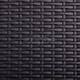 Сгъваеми градински пейки, 2 бр, 180 см, HDPE, черни